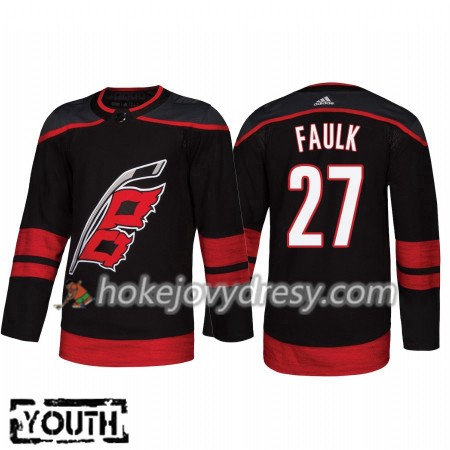 Dětské Hokejový Dres Carolina Hurricanes Justin Faulk 27 Alternate 2018-2019 Adidas Authentic
